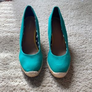 Teal wedges